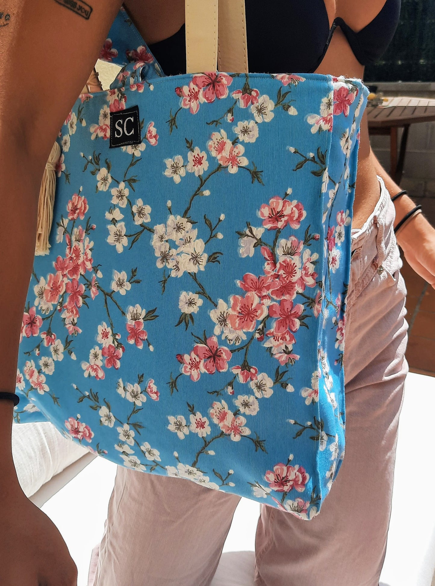 Canvas Reversible "Cherry Tree"