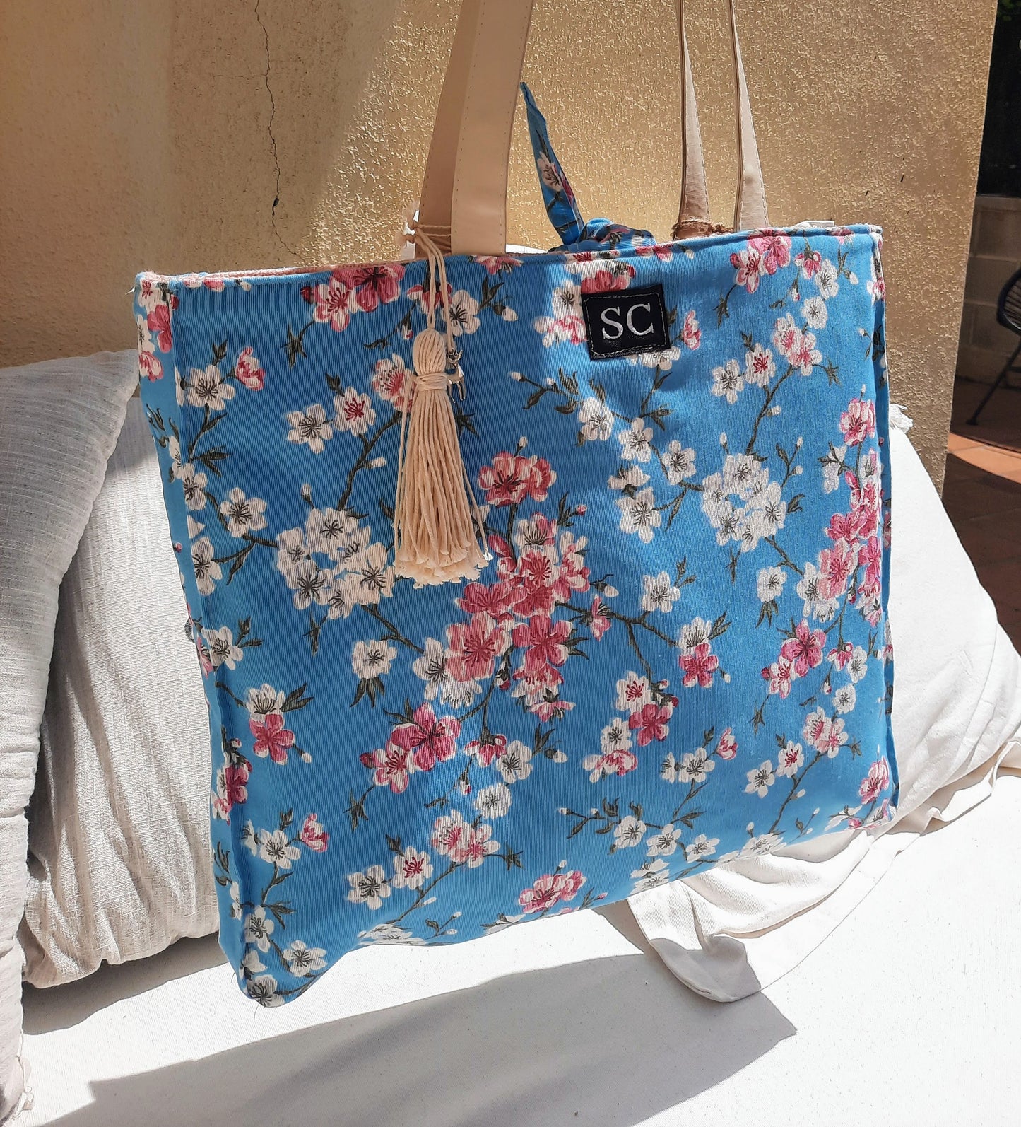 Canvas Reversible "Cherry Tree"