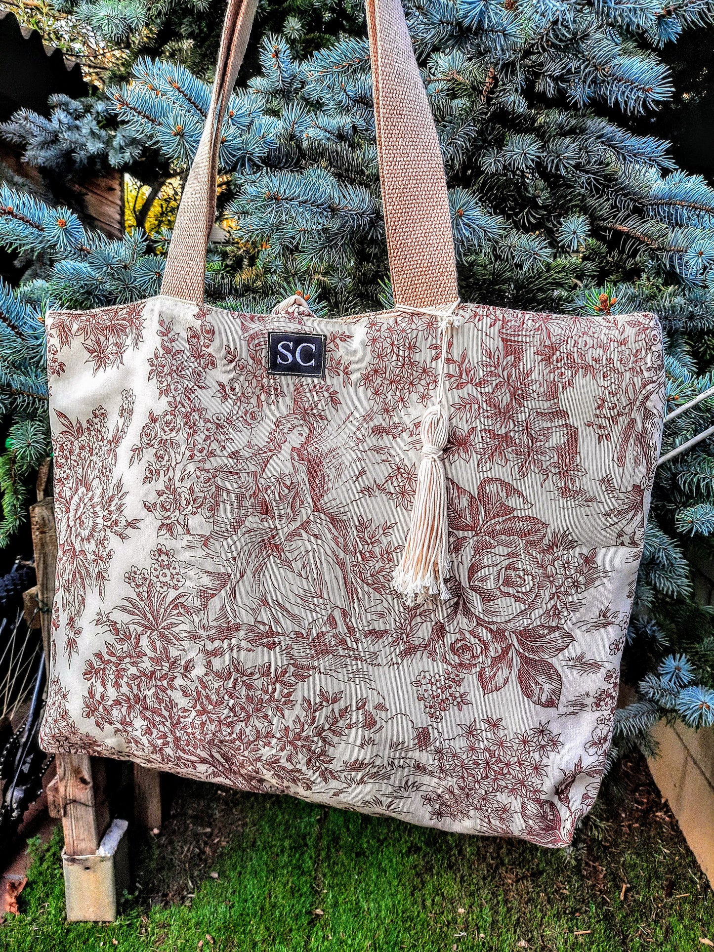 Canvas Provenza Reversible Marrón