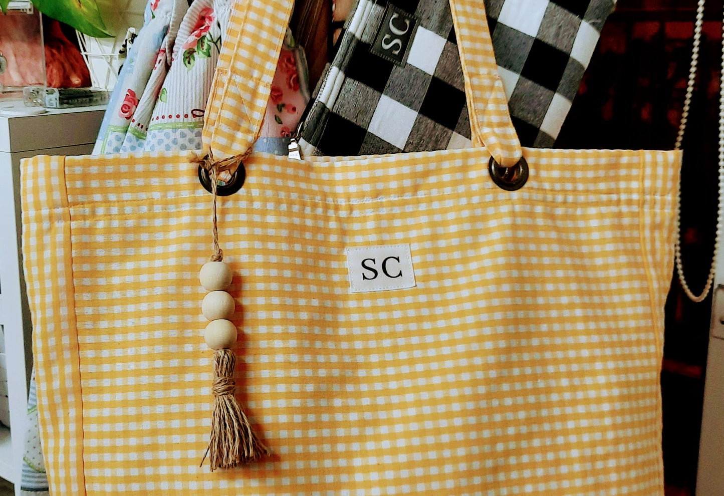 Tote Grande "VICHYTO'S" Amarillo