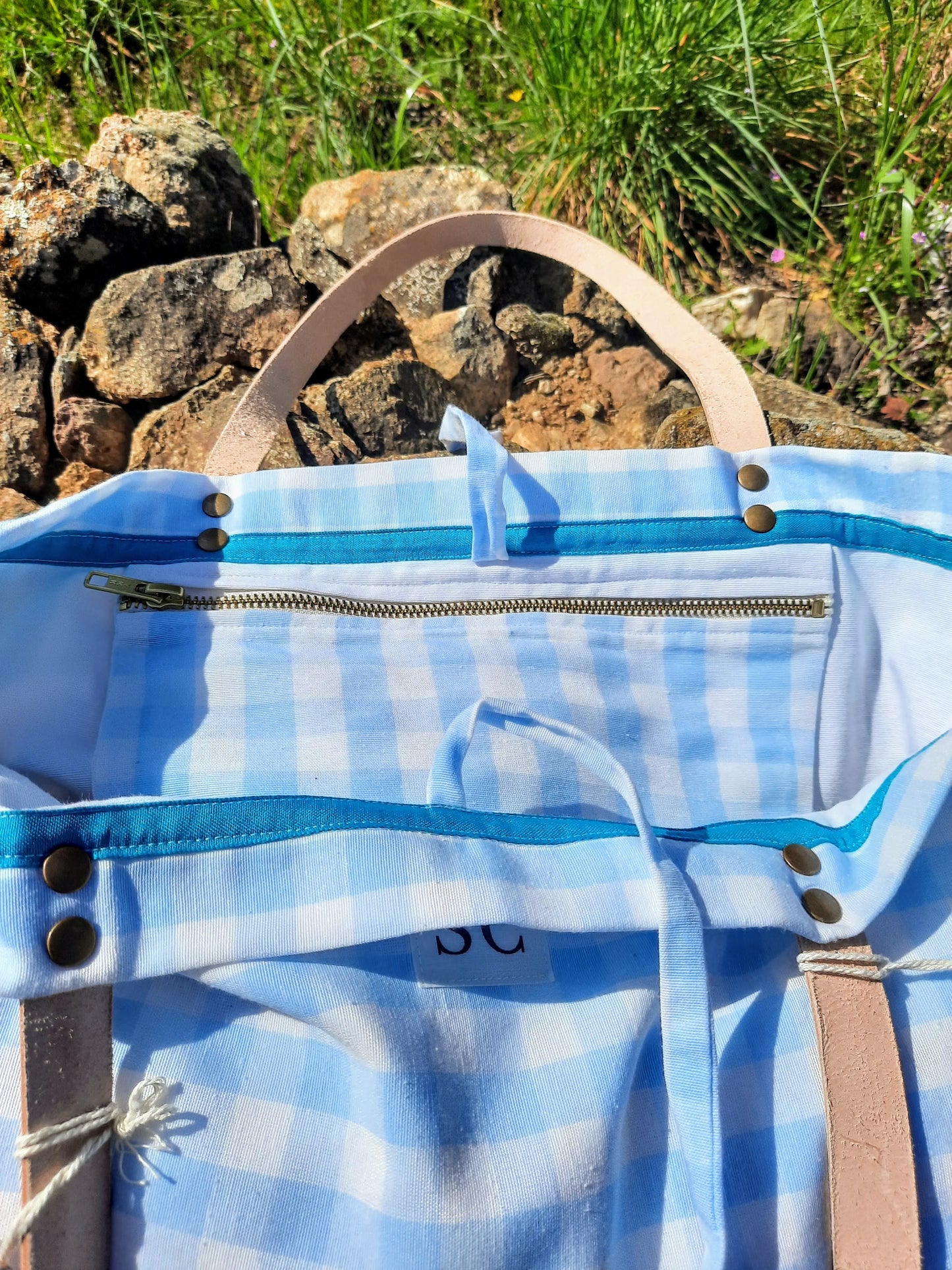 Tote Grande "VICHYTO'S" Celeste