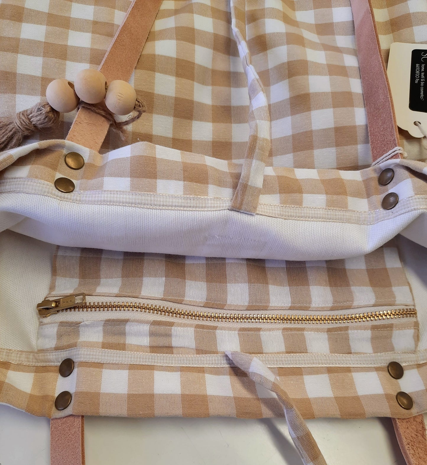 Tote Grande "VICHYTO'S" Beige