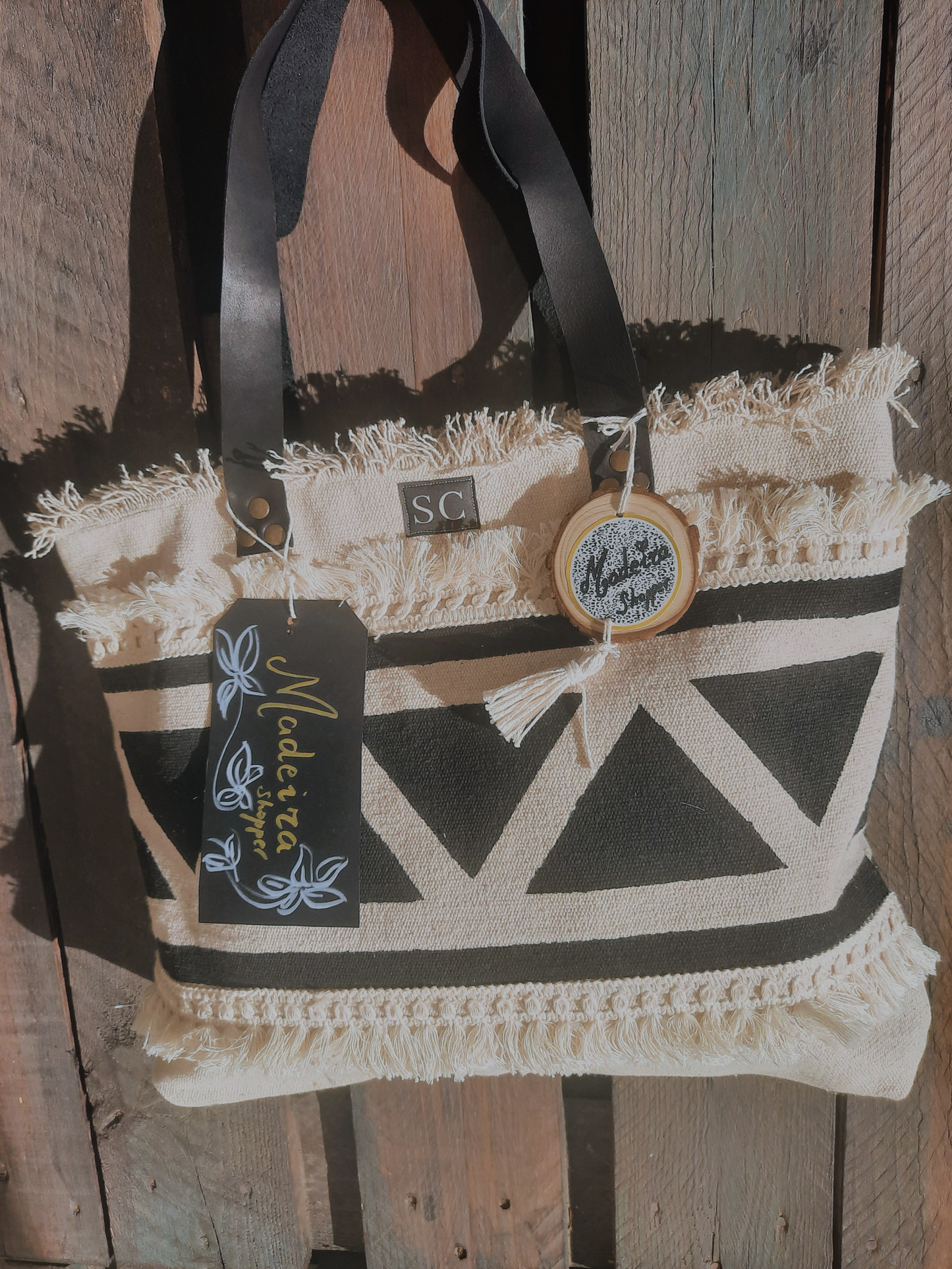 Shopper Rustico Modelo "Madeira"