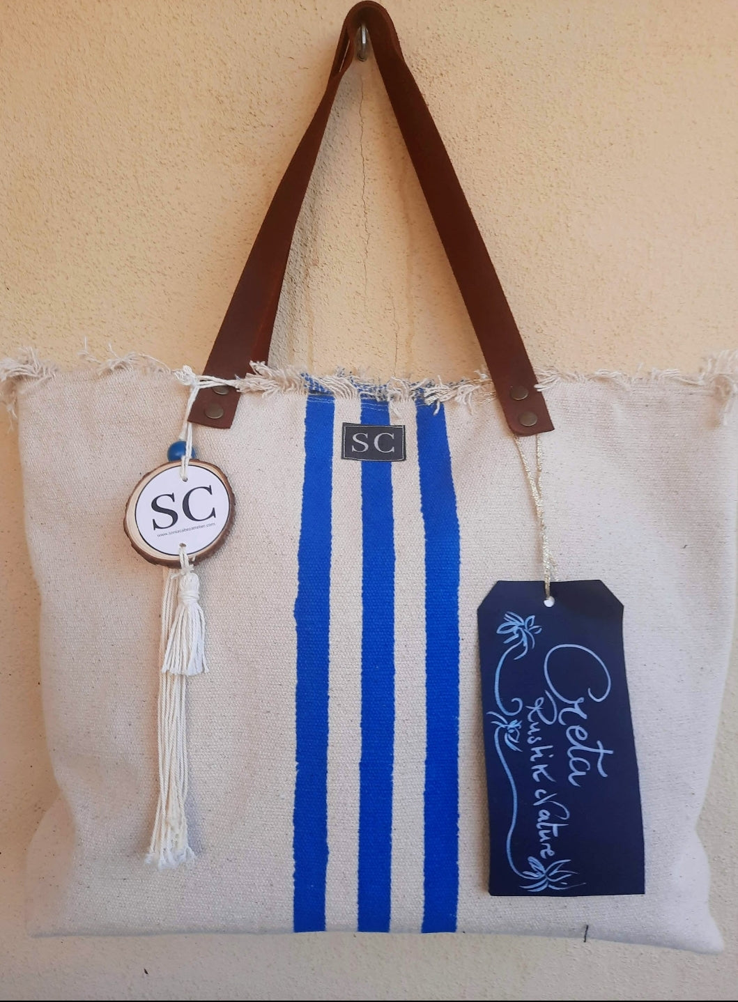 Shopper Rústiko Modelo "Creta"