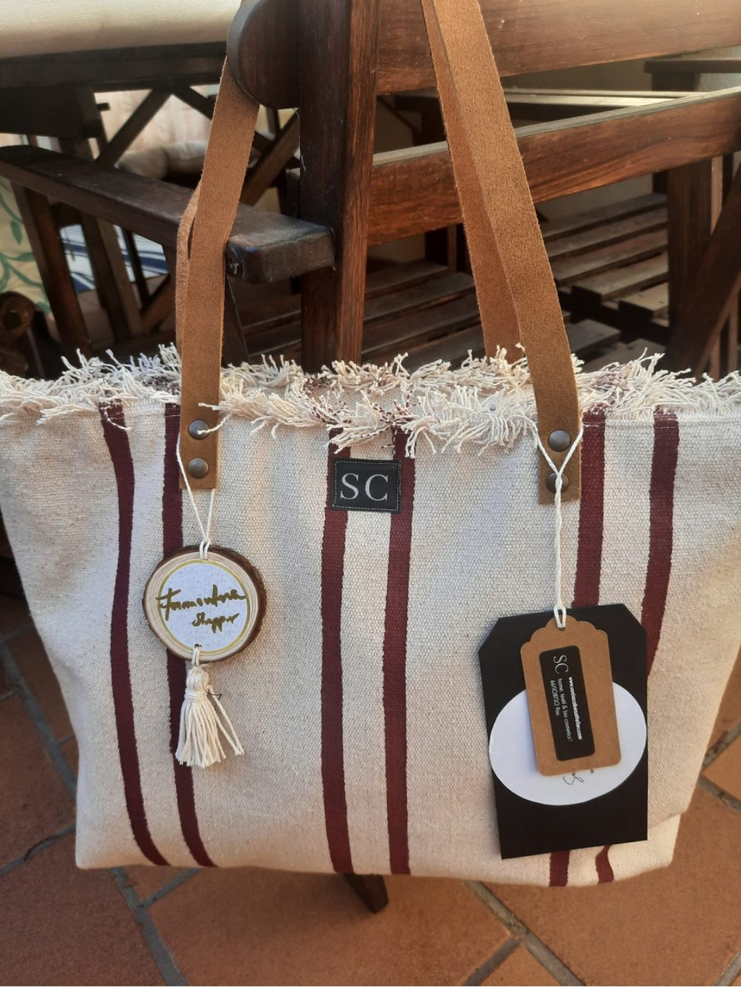 Shopper Rústiko Modelo "Formentera"
