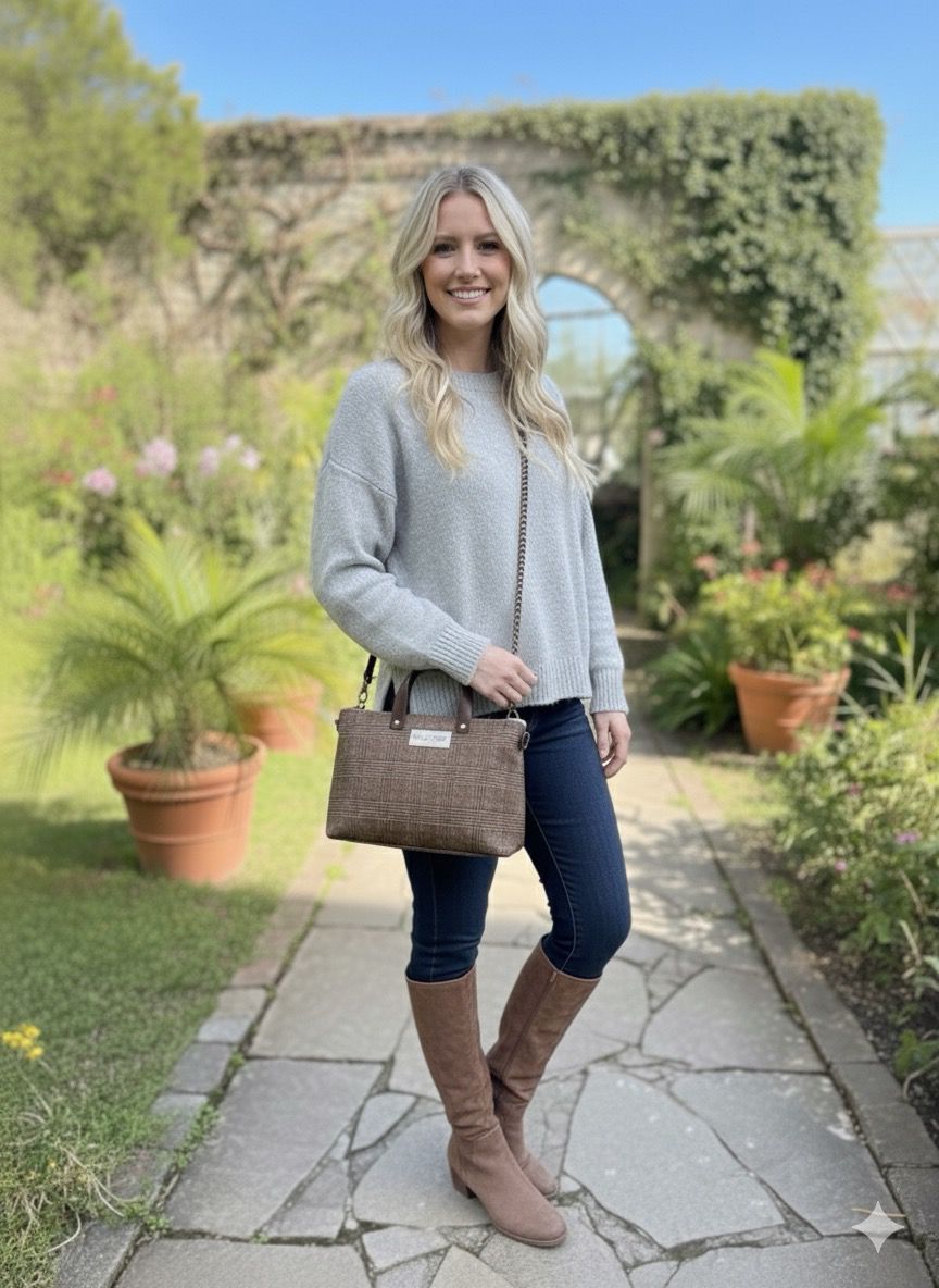 Scotch's Crossbody "Prince of Wales Brown"